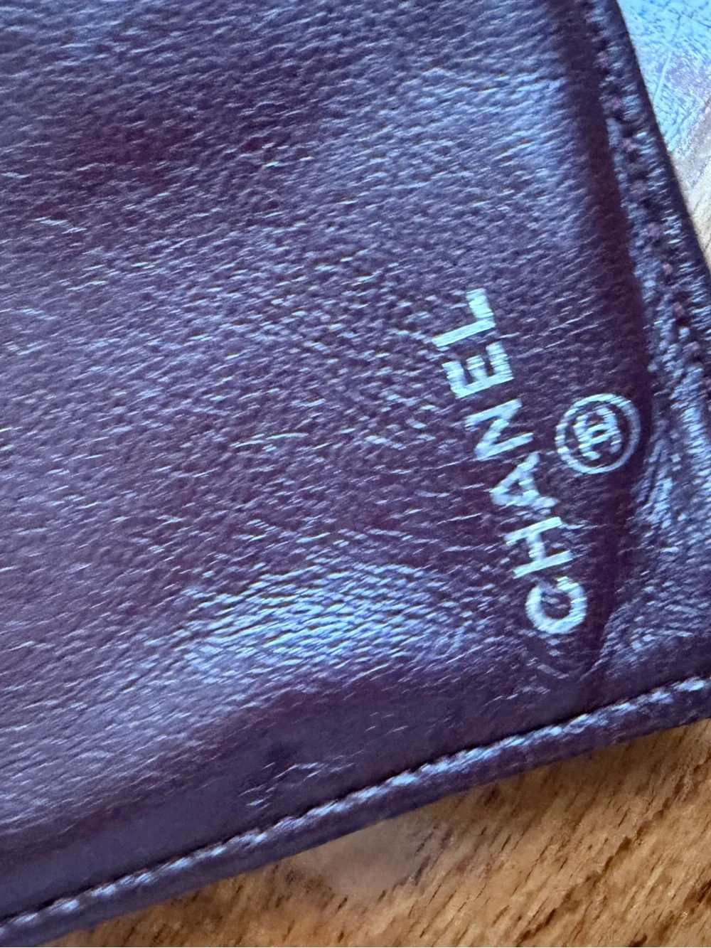 CHANEL vintage Black Quilted lambskin Wallet with CC Logo